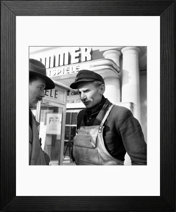 Framed Print : Berlin Conversation Framed Print : Berlin Conversation