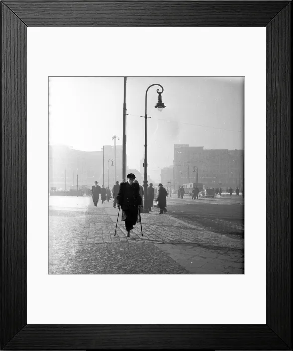Framed Print : Berlin Cripple Framed Print : Berlin Cripple