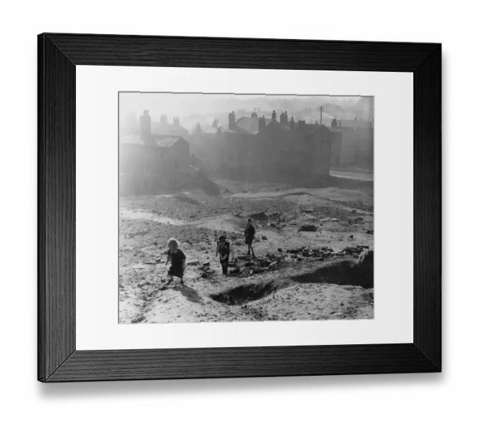 Framed Print : Playing Outdoors