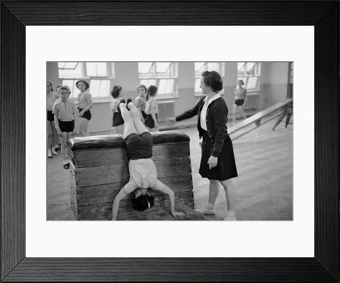 Framed Print : Gym Lesson Framed Print : Gym Lesson