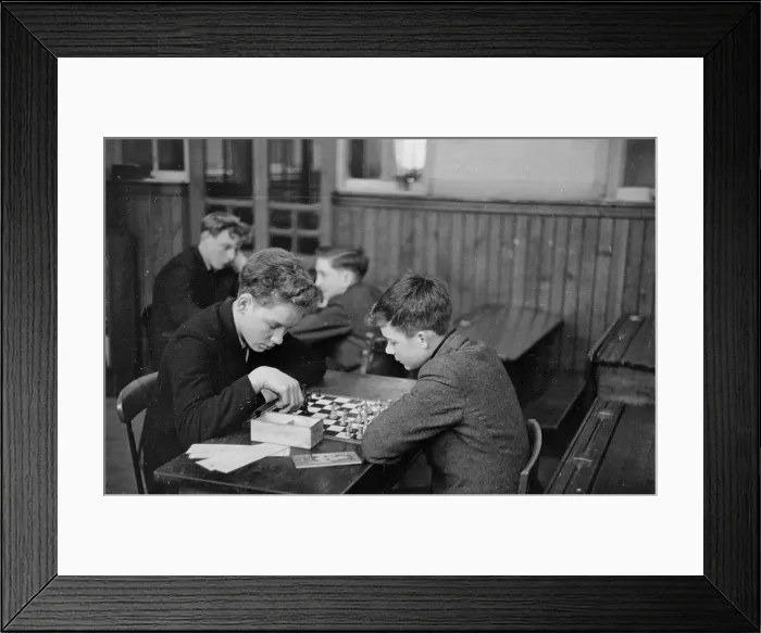 Framed Print : School Chess Framed Print : School Chess