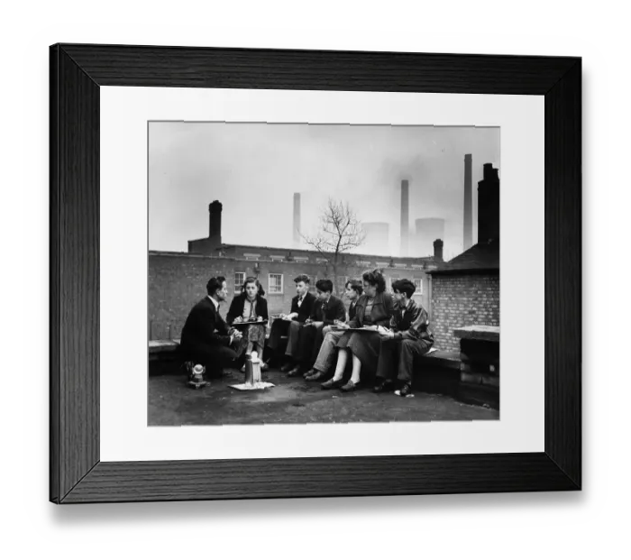 Framed Print : Meteorology Class Framed Print : Meteorology Class
