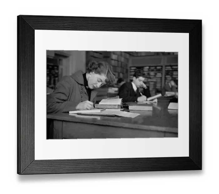 Framed Print : Serious Students Framed Print : Serious Students