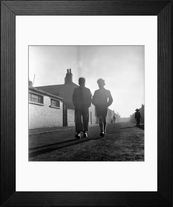 Framed Print : Cardiff Street Framed Print : Cardiff Street