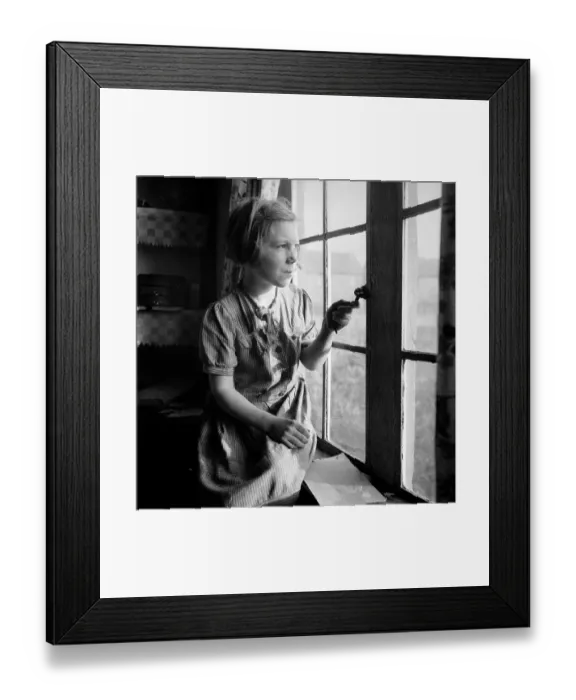 Framed Print : At The Window Framed Print : At The Window