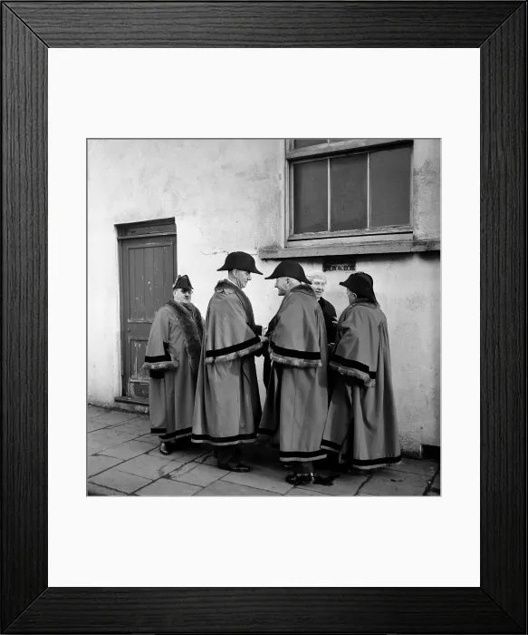 Framed Print : Cardiff Officials Framed Print : Cardiff Officials