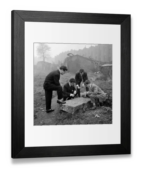 Framed Print : Wasteland Gamblers Framed Print : Wasteland Gamblers