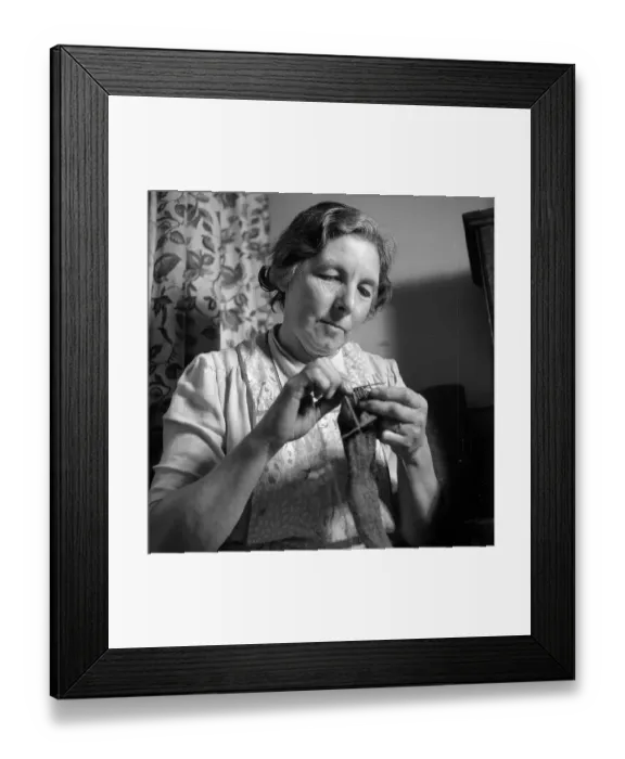 Framed Print : Knitting Socks Framed Print : Knitting Socks