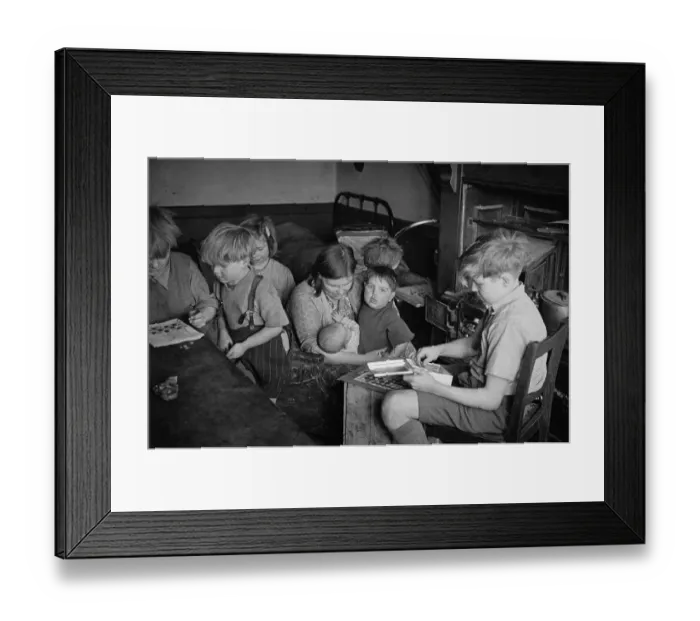 Framed Print : Large Cardiff Family Framed Print : Large Cardiff Family