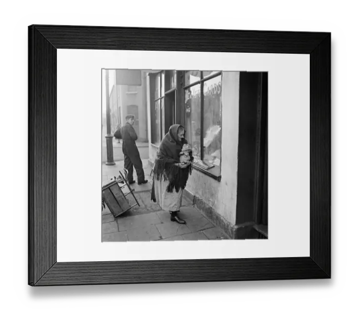 Framed Print : Woman In Shawl Framed Print : Woman In Shawl
