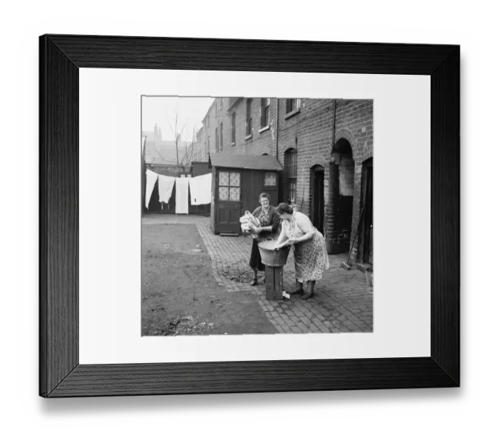 Framed Print : Wash Day In Birmingham Framed Print : Wash Day In Birmingham