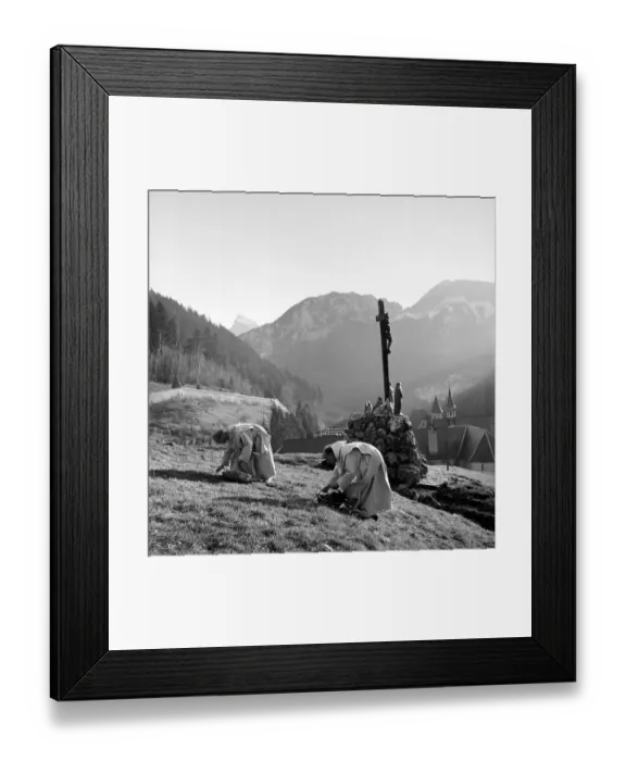Framed Print : Monks Harvest Framed Print : Monks Harvest
