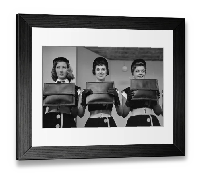 Framed Print : Leather Girls Framed Print : Leather Girls
