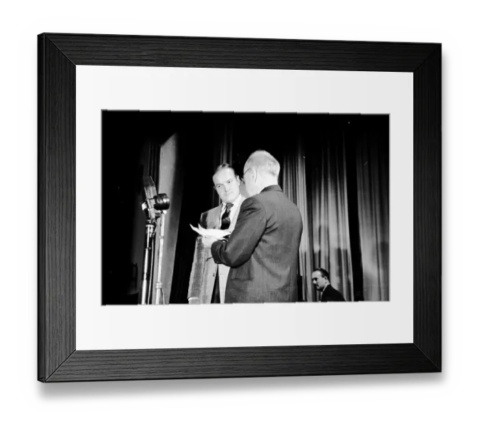 Framed Print : Hope At Microphone Framed Print : Hope At Microphone