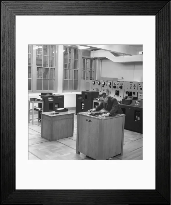 Framed Print : Calculating Machines