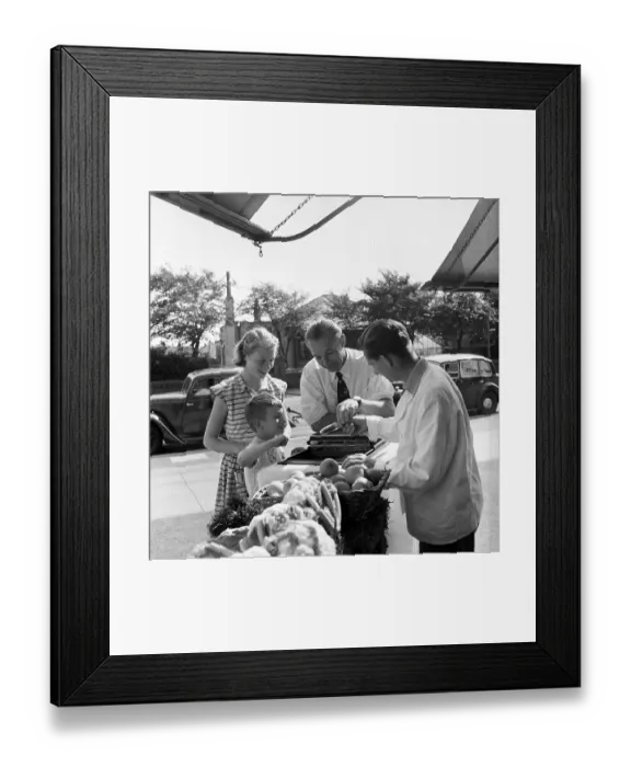 Framed Print : Matthews Shopping Framed Print : Matthews Shopping
