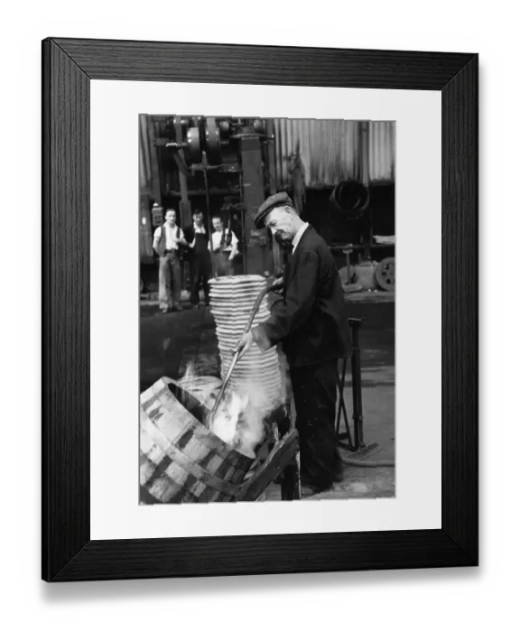Framed Print : Blazing A Cask Framed Print : Blazing A Cask