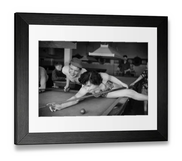 Framed Print : Pool Precision Framed Print : Pool Precision