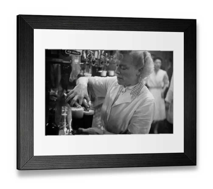Framed Print : Pouring The Beer Framed Print : Pouring The Beer