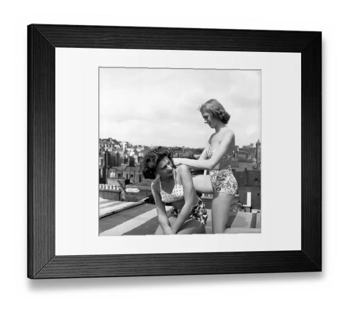 Framed Print : Sunbathers Framed Print : Sunbathers