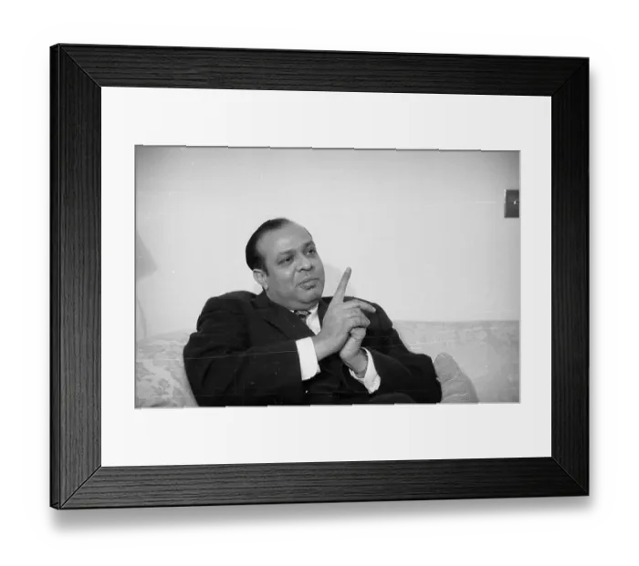 Framed Print : Ali In Interview Framed Print : Ali In Interview