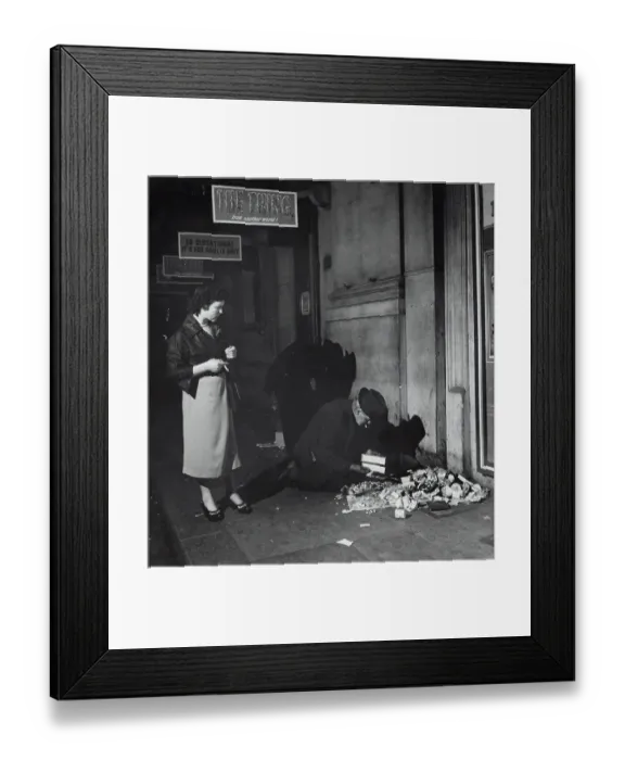 Framed Print : Scavenging For Dog Ends Framed Print : Scavenging For Dog Ends