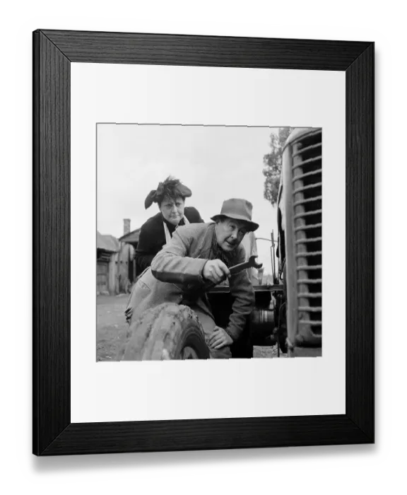 Framed Print : Tractor Repairs Framed Print : Tractor Repairs