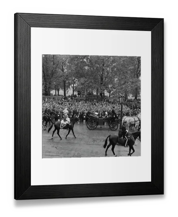 Framed Print : Coronation Procession Framed Print : Coronation Procession