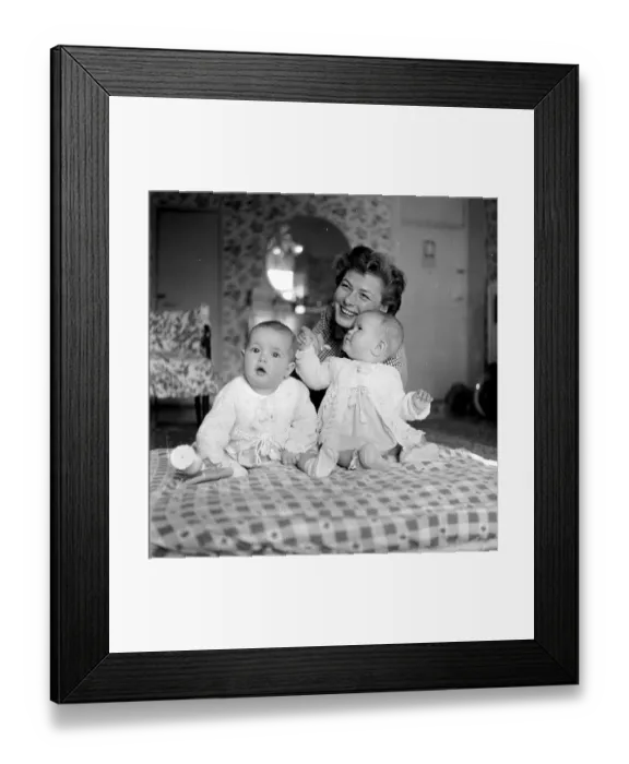 Framed Print : Ingrid's Twins Framed Print : Ingrid's Twins