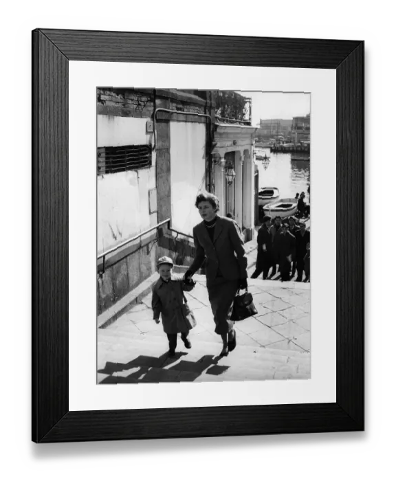 Framed Print : Ingrid In Naples Framed Print : Ingrid In Naples
