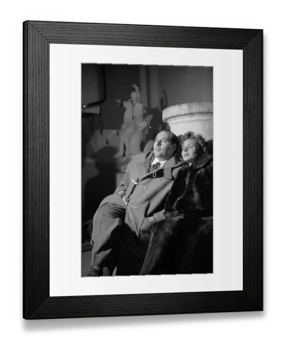 Framed Print : Film Couple