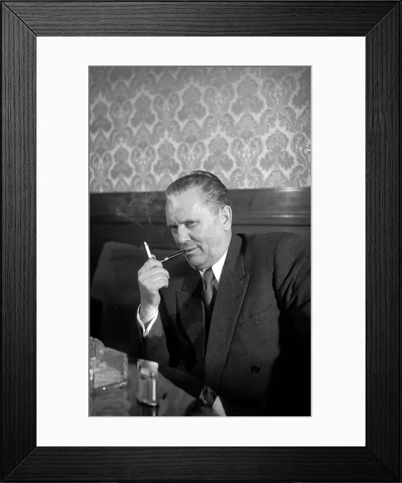 Framed Print : Tito Smoking Framed Print : Tito Smoking
