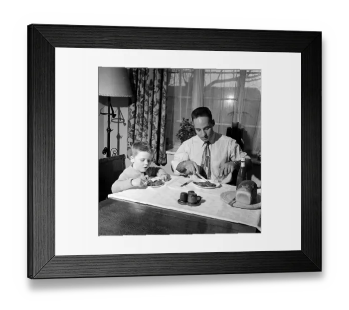 Framed Print : Family Dinner Framed Print : Family Dinner