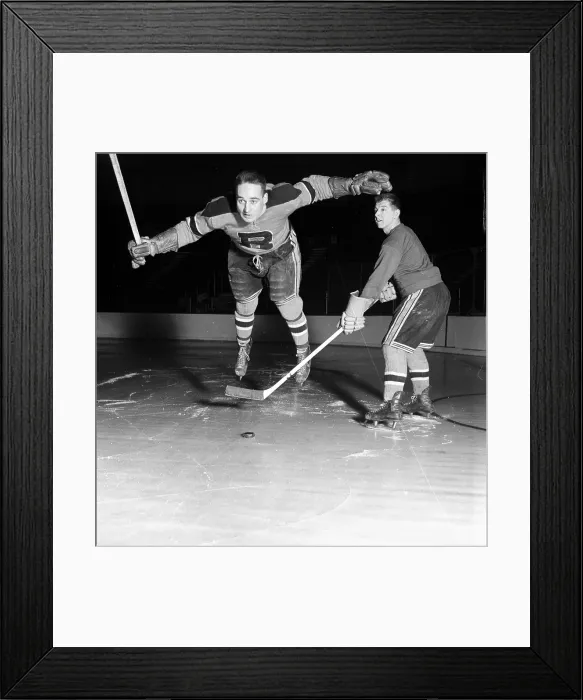 Framed Print : Players On Ice