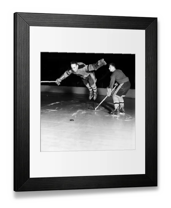 Framed Print : Ice Hockey Players Framed Print : Ice Hockey Players
