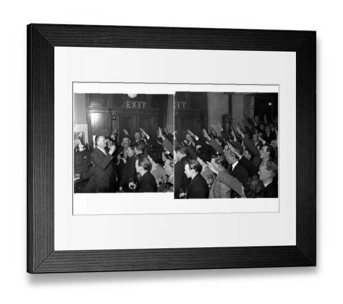 Framed Print : Mosley Supporters Framed Print : Mosley Supporters
