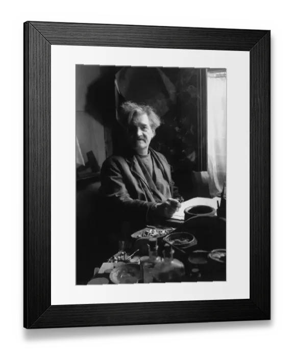 Framed Print : Spare At His Desk Framed Print : Spare At His Desk