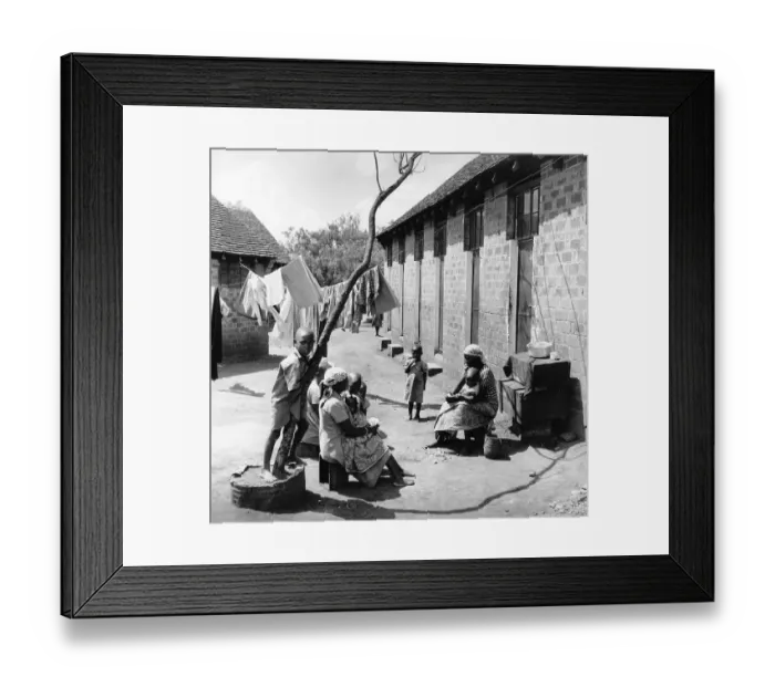 Framed Print : Slum Area. A slum area in Nairobi. Original Publication Framed Print : Slum Area. A slum area in Nairobi. Original Publication