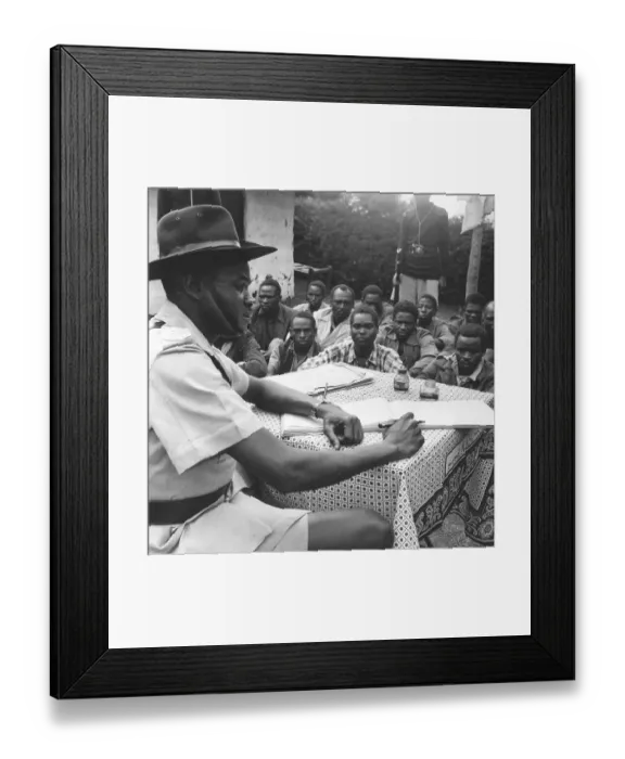 Framed Print : Mau Mau Investigation Framed Print : Mau Mau Investigation