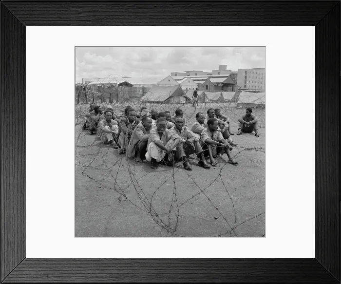 Framed Print : Mau Mau Suspects Framed Print : Mau Mau Suspects