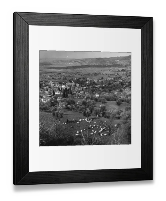 Framed Print : Olympia. 5th July 1952: The modern village of Olympia Framed Print : Olympia. 5th July 1952: The modern village of Olympia