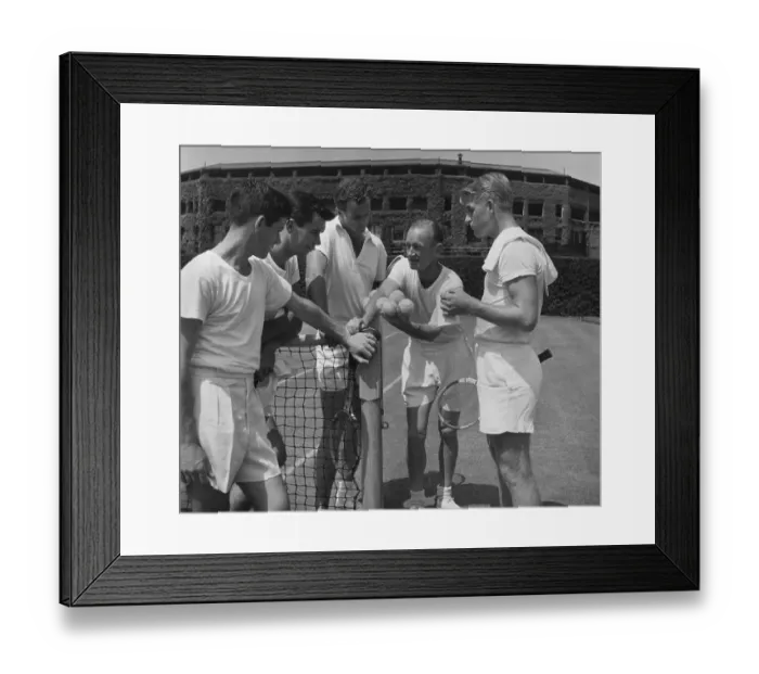 Framed Print : Aussie Tennis Champs Framed Print : Aussie Tennis Champs