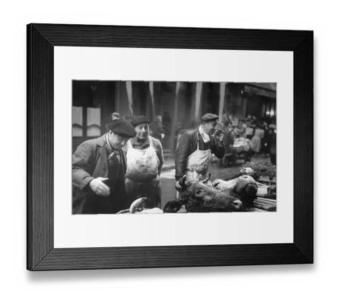 Framed Print : Paris Meat Market Framed Print : Paris Meat Market