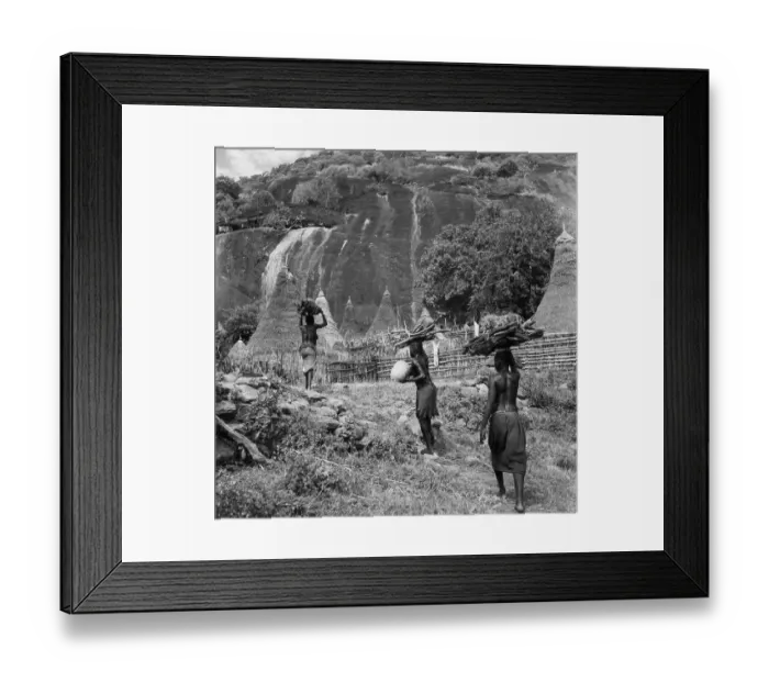 Framed Print : Latuko Village Framed Print : Latuko Village