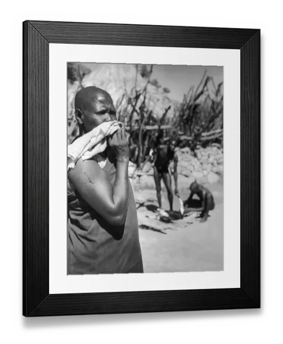 Framed Print : Rainmaker. 19th January 1952: Ilbri, a wise woman of the Latuko tribe Framed Print : Rainmaker. 19th January 1952: Ilbri, a wise woman of the Latuko tribe