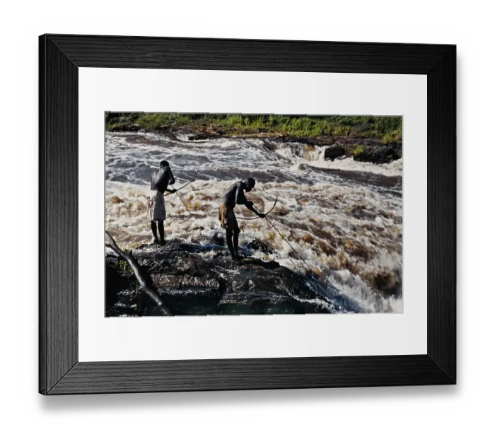 Framed Print : Bow Fishermen