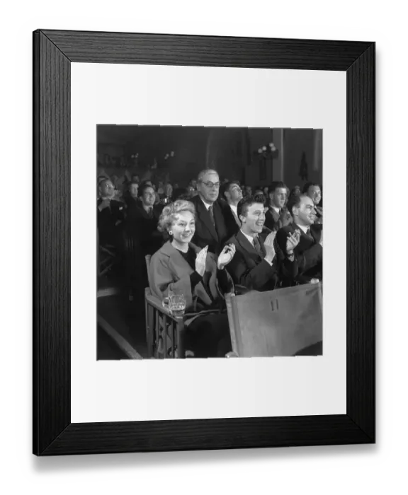 Framed Print : Music Hall Audience Framed Print : Music Hall Audience