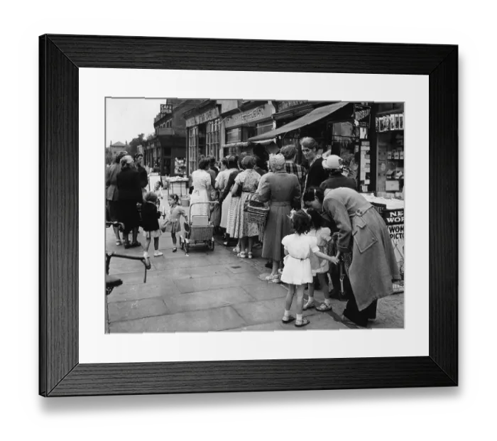 Framed Print : Blackheath Queue Framed Print : Blackheath Queue