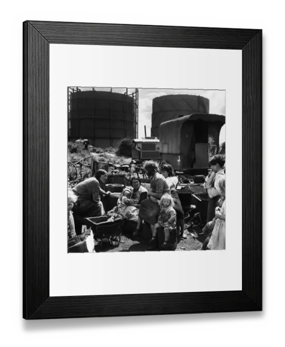 Framed Print : Gypsy Camp Framed Print : Gypsy Camp