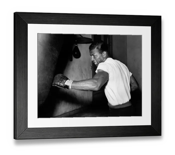 Framed Print : Sugar Ray. American boxer Sugar Ray Robinson Framed Print : Sugar Ray. American boxer Sugar Ray Robinson